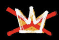 No Kings - crossed out crown logo